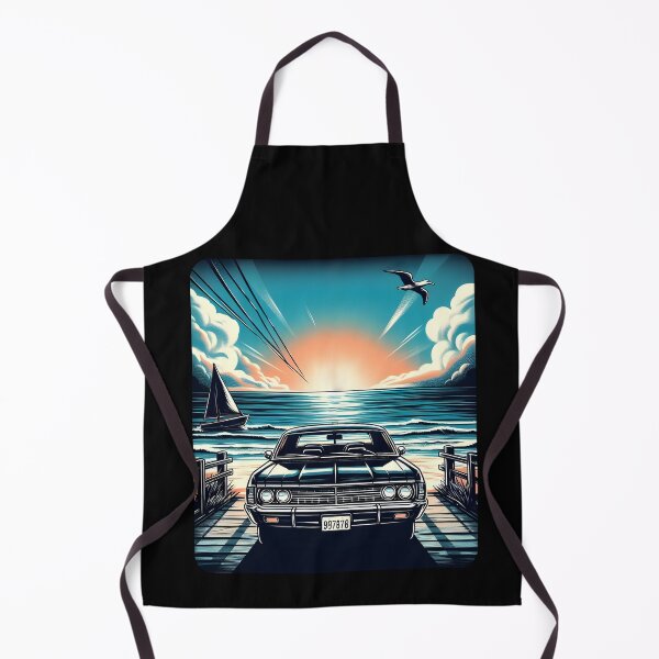 Item preview, The car and the beach at sunset designed and sold by M9Store.