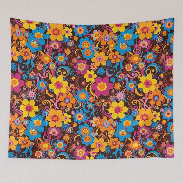 Item preview, Psychedelic Bloom - Groovy Floral Explosion designed and sold by Sir Meow Meow.