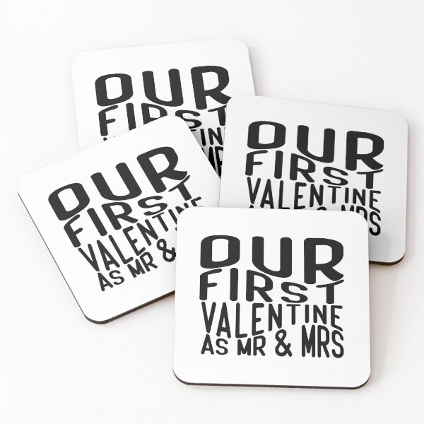 Item preview, Our first Valentine As Mr & Mrs, Gift for New Married designed and sold by ArtByKatti.
