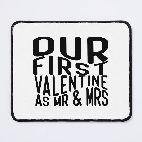Item preview, Our first Valentine As Mr & Mrs, Gift for New Married designed and sold by ArtByKatti.