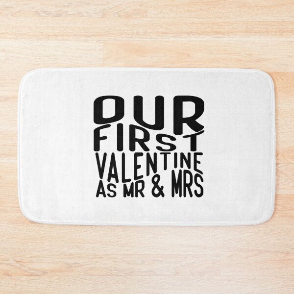 Item preview, Our first Valentine As Mr & Mrs, Gift for New Married designed and sold by ArtByKatti.