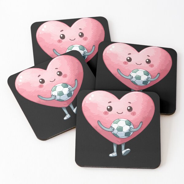 Item preview, Funny Heart Playing Soccer Boys Kids,Happy Valentines Day  designed and sold by Inno-Ink.