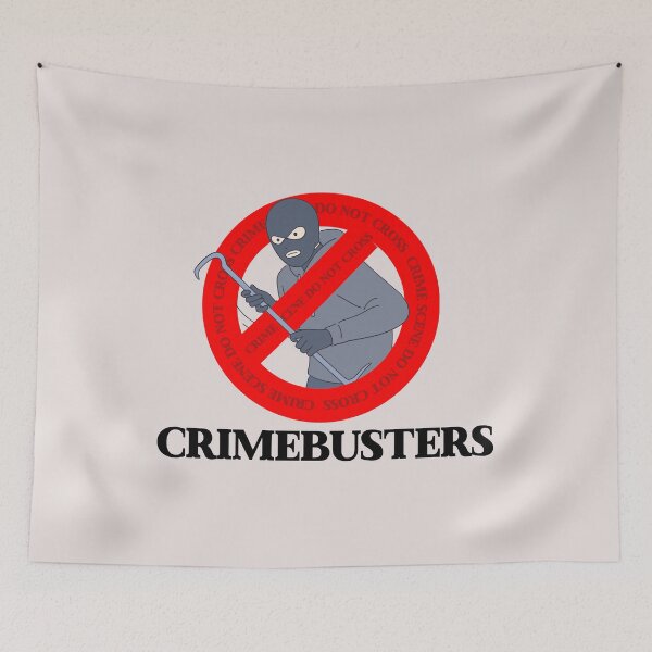 Item preview, CrimeBusters Movie Logo designed and sold by SceneOfTheCrime.