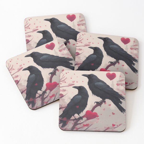 Item preview, Crows looking in the same direction designed and sold by DarkFinds.