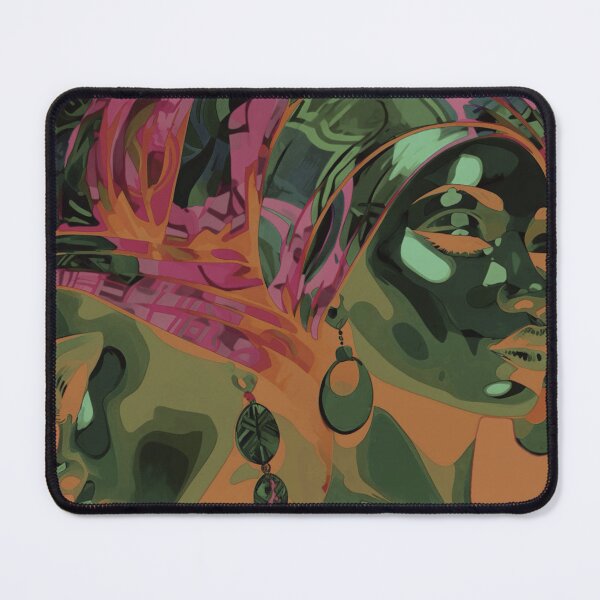 Item preview, Resilience in Unity | Layered Design of African Women in Head Scarves designed and sold by FairX.