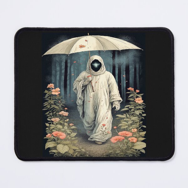 Item preview, Gothic ghost walking in the forest designed and sold by erozzz.