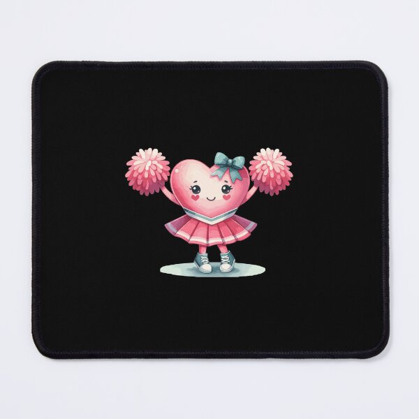 Item preview, Funny Heart Cheerleader Cheer LeaderGirls Boys Kids,Happy Valentines Day  designed and sold by Inno-Ink.