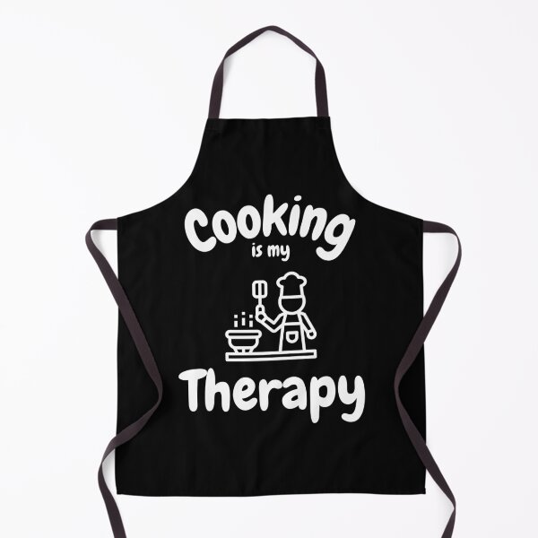 Item preview, Cooking is my Therapy designed and sold by mav7designs.