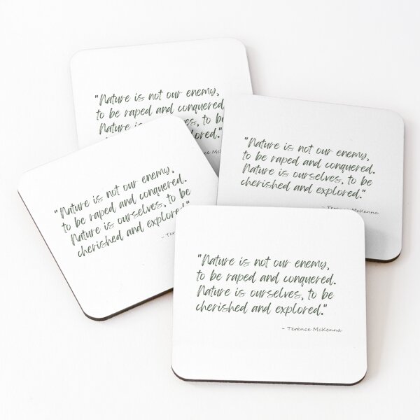 Item preview, A Quote about Nature by Terence McKenna designed and sold by Poemit.