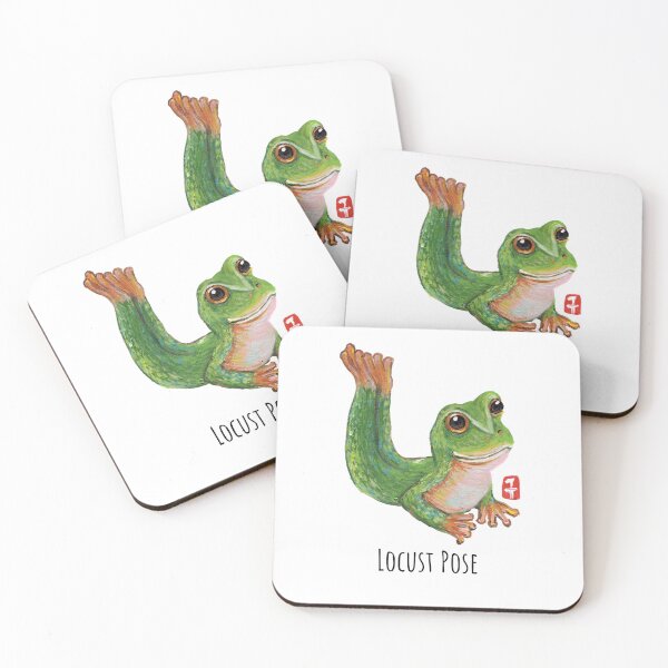 Item preview,  Yoga Frog - Locust pose designed and sold by Roy & Tiffany.