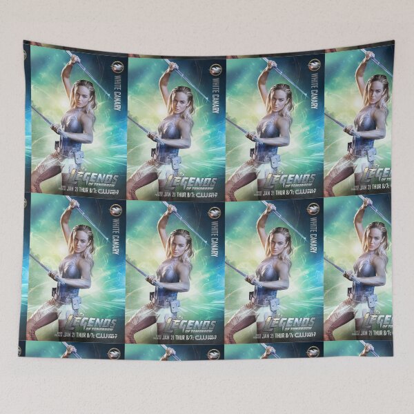 Item preview, Legends of Tomorrow Sara Lance White Canary Poster designed and sold by Katy Caldwell.