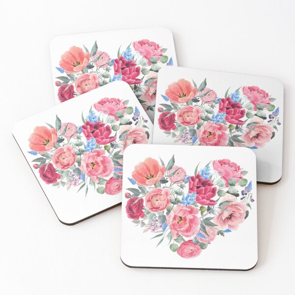 Item preview, floral heart designed and sold by mimirocker.