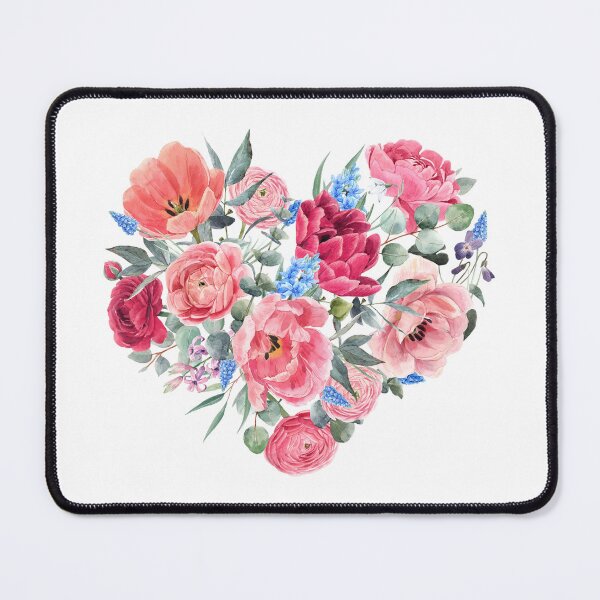 Item preview, floral heart designed and sold by mimirocker.