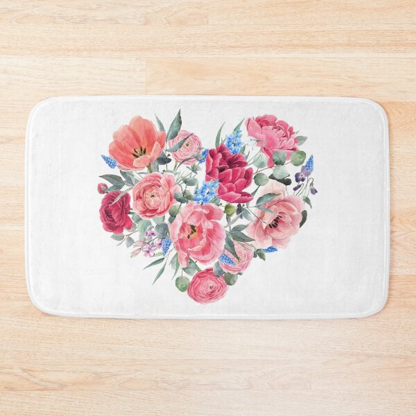 Item preview, floral heart designed and sold by mimirocker.