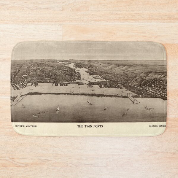 Item preview, The Twin Ports, Superior, WI, Duluth, MN (1915) designed and sold by allhistory.