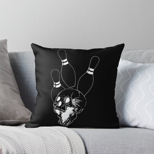Item preview, Bowling a strike with a 10lb skull designed and sold by BlindmanArt.