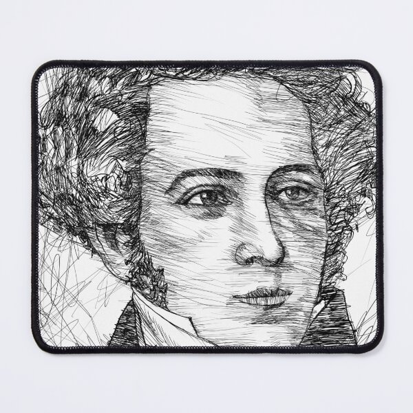 Item preview, VINCENZO BELLINI ink portrait designed and sold by lautir.