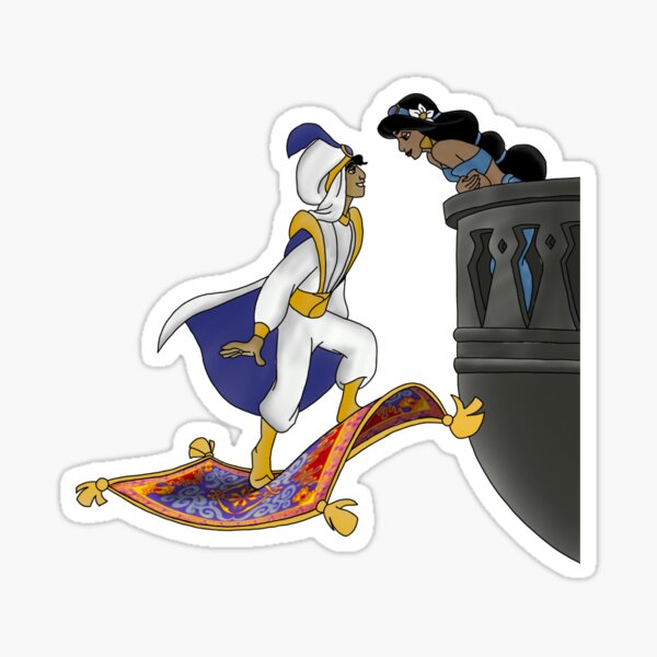 Item preview, aladdin and jasmin designed and sold by macreations24.