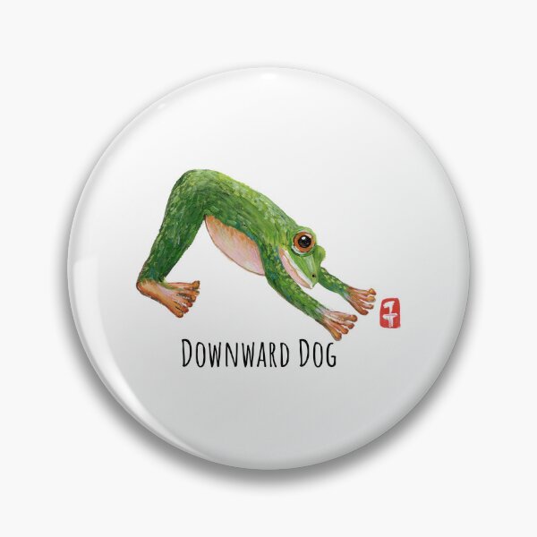 Item preview, Yoga Frog - Downward Dog Pose designed and sold by Roy & Tiffany.