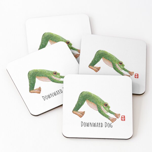 Item preview, Yoga Frog - Downward Dog Pose designed and sold by Roy & Tiffany.