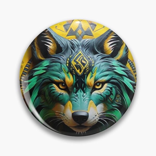 Item preview,  Tribal Wolf with Jamaican Colors And Flag  designed and sold by Angelle55.
