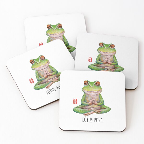 Item preview, Yoga Frog -  Lotus Pose designed and sold by Roy & Tiffany.
