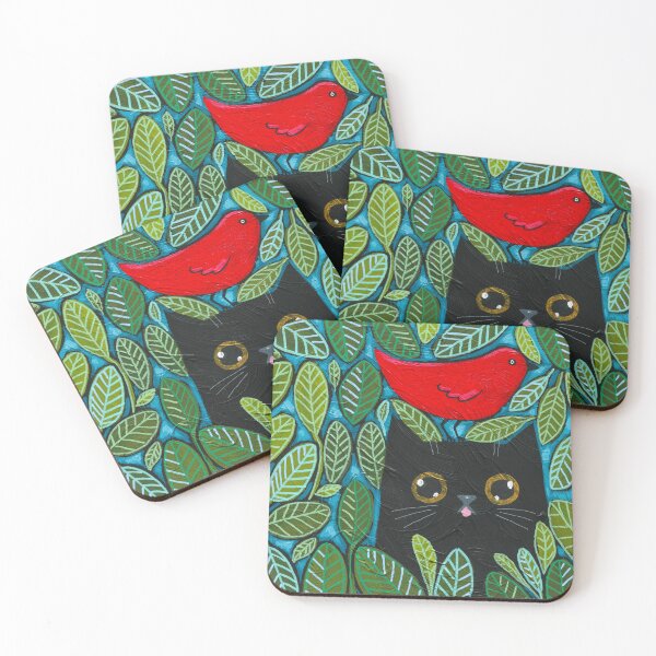 Item preview, Cat Bird Watching 6 designed and sold by KilkennyCat Art.