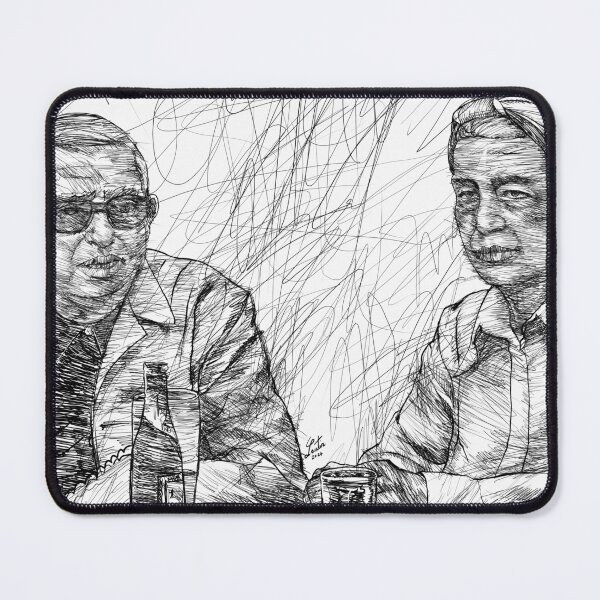 Item preview, SARTRE and SIMONE DE BEAUVOIR ink portrait .1 designed and sold by lautir.