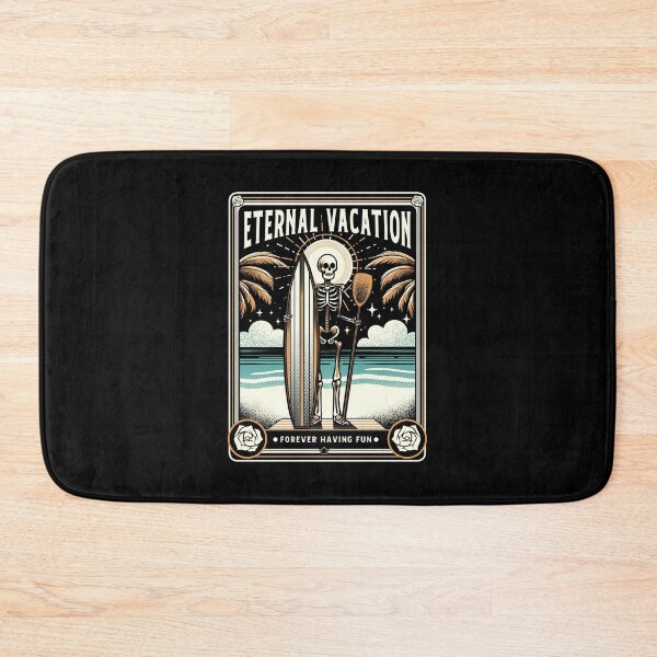 Item preview, Forever Vacation Funny Skeleton by Tobe Fonseca designed and sold by Tobe Fonseca®.