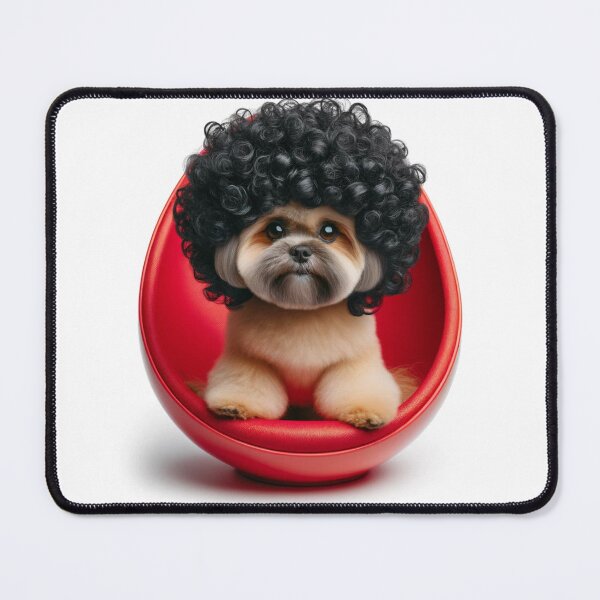 Item preview, Curls & Whirls: The Dapper Pup designed and sold by RetroRover.