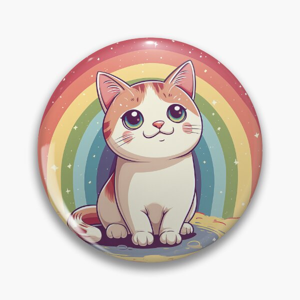 Item preview, Cat chasing rainbow designed and sold by Sp3ctrumOfColor.