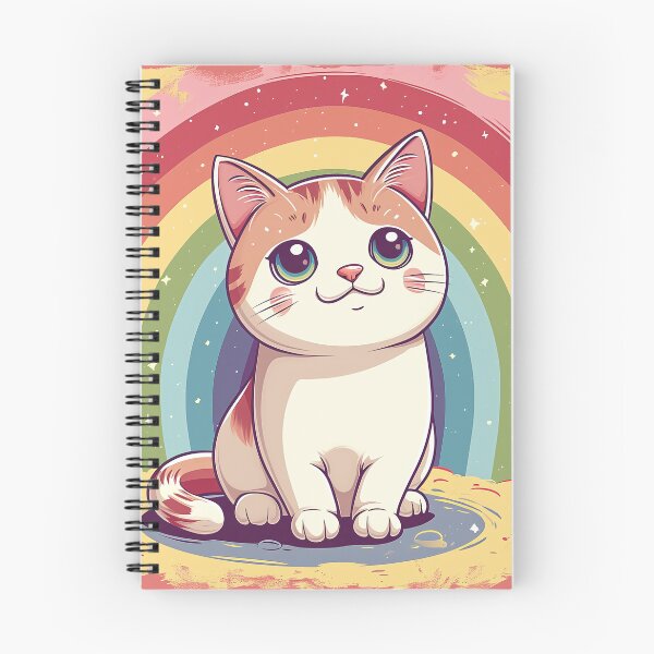 Item preview, Cat chasing rainbow designed and sold by Sp3ctrumOfColor.