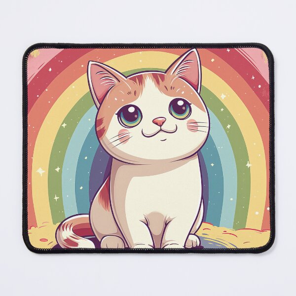 Item preview, Cat chasing rainbow designed and sold by Sp3ctrumOfColor.