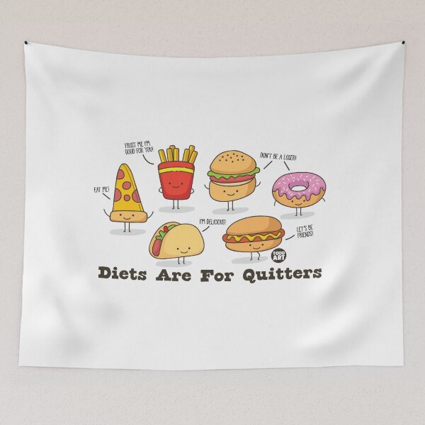 Item preview, DIETS ARE FOR QUITTERS designed and sold by TODD GOLDMAN.