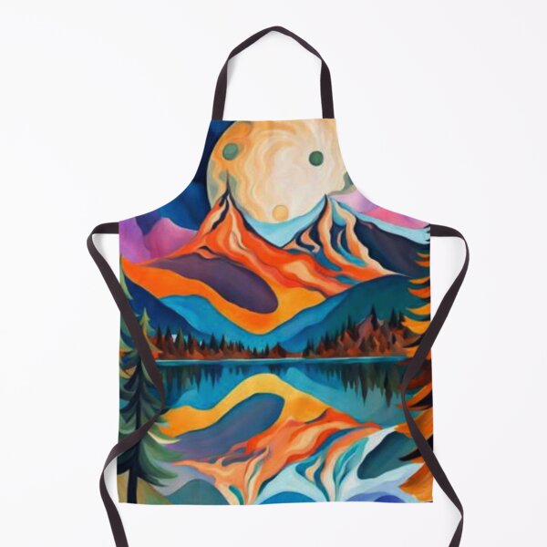 Item preview, Mountains reflecting on lake surface designed and sold by George Hutton Hunter.
