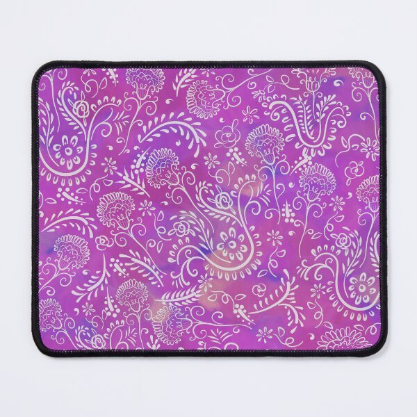 Item preview, Violet Pinks Boho Floral Batik Style Beautiful by Cherie(c)2024 designed and sold by CheriesArt.
