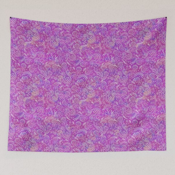 Item preview, Violet Pinks Boho Floral Batik Style Beautiful by Cherie(c)2024 designed and sold by CheriesArt.