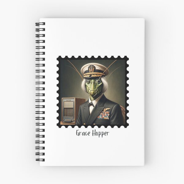 Item preview, Grace Hopper (Grasshopper) designed and sold by Labcoat Legends.