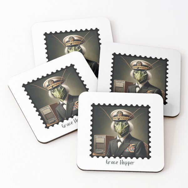 Item preview, Grace Hopper (Grasshopper) designed and sold by Labcoat Legends.