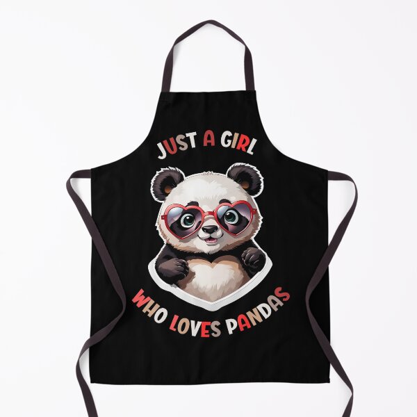 Item preview, Just A Girl Who Loves Pandas designed and sold by QlkaDotCom SHOP.