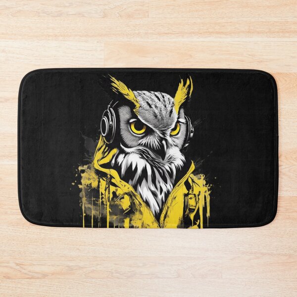 Item preview, Cool owl music lover designed and sold by KarakitAI.