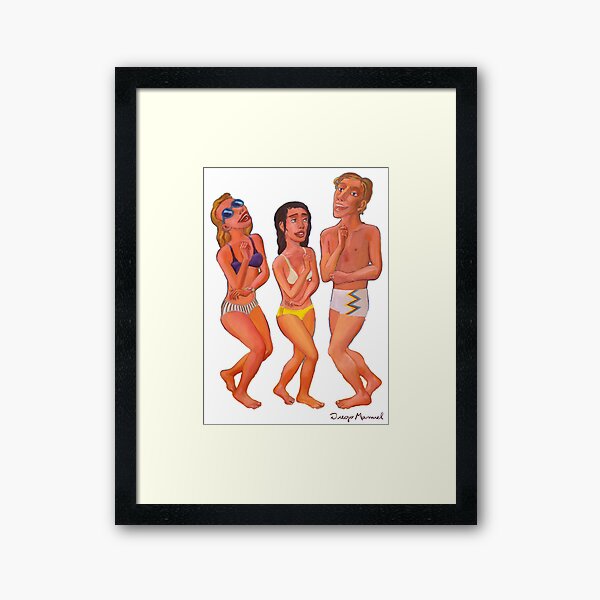 Vista previa del artículo con la obra «Bailando en la playa 8», diseñado y vendido por Diego Manuel Rodriguez.