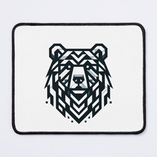 Item preview, Geometric Bear Essence Artwork designed and sold by NAISTUDIOSTO.