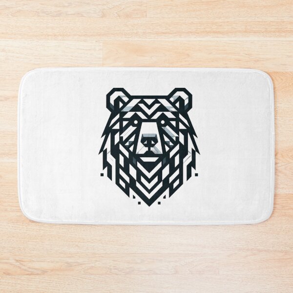 Item preview, Geometric Bear Essence Artwork designed and sold by NAISTUDIOSTO.