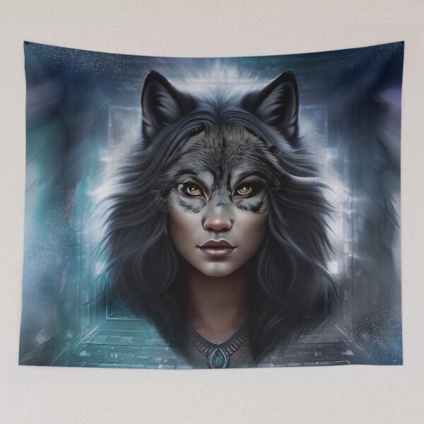 Item preview, Wolf woman designed and sold by clarazen.