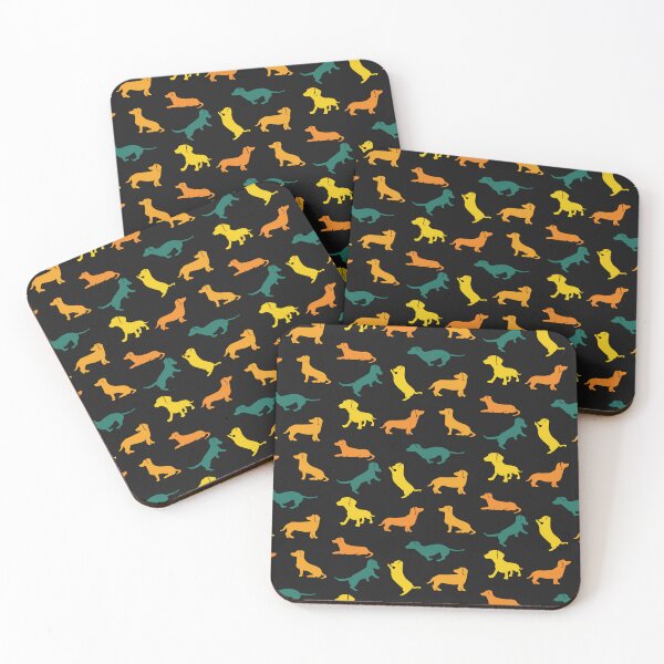 Item preview, Dachshund Pattern v02 designed and sold by Baikachi AD.