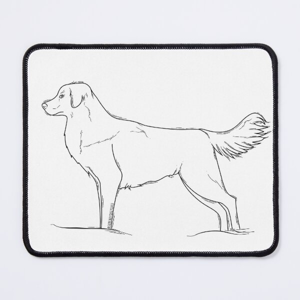 Item preview, Retriever Hunting Dog designed and sold by SqueakySketches.