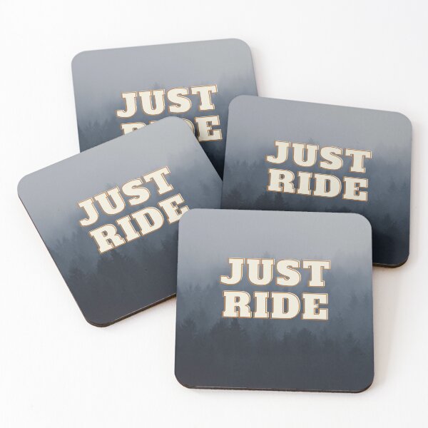 Item preview, Just Ride - Woods Background designed and sold by ReelRide Creations.