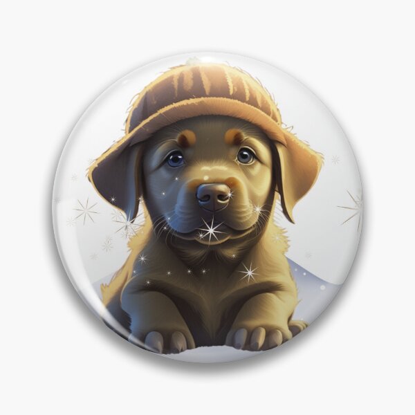 Item preview, "Cozy Labrador Pup: Winter Style! ?❄️? designed and sold by Lahate.