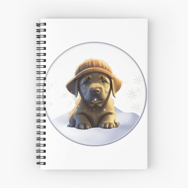 Item preview, "Cozy Labrador Pup: Winter Style! ?❄️? designed and sold by Lahate.